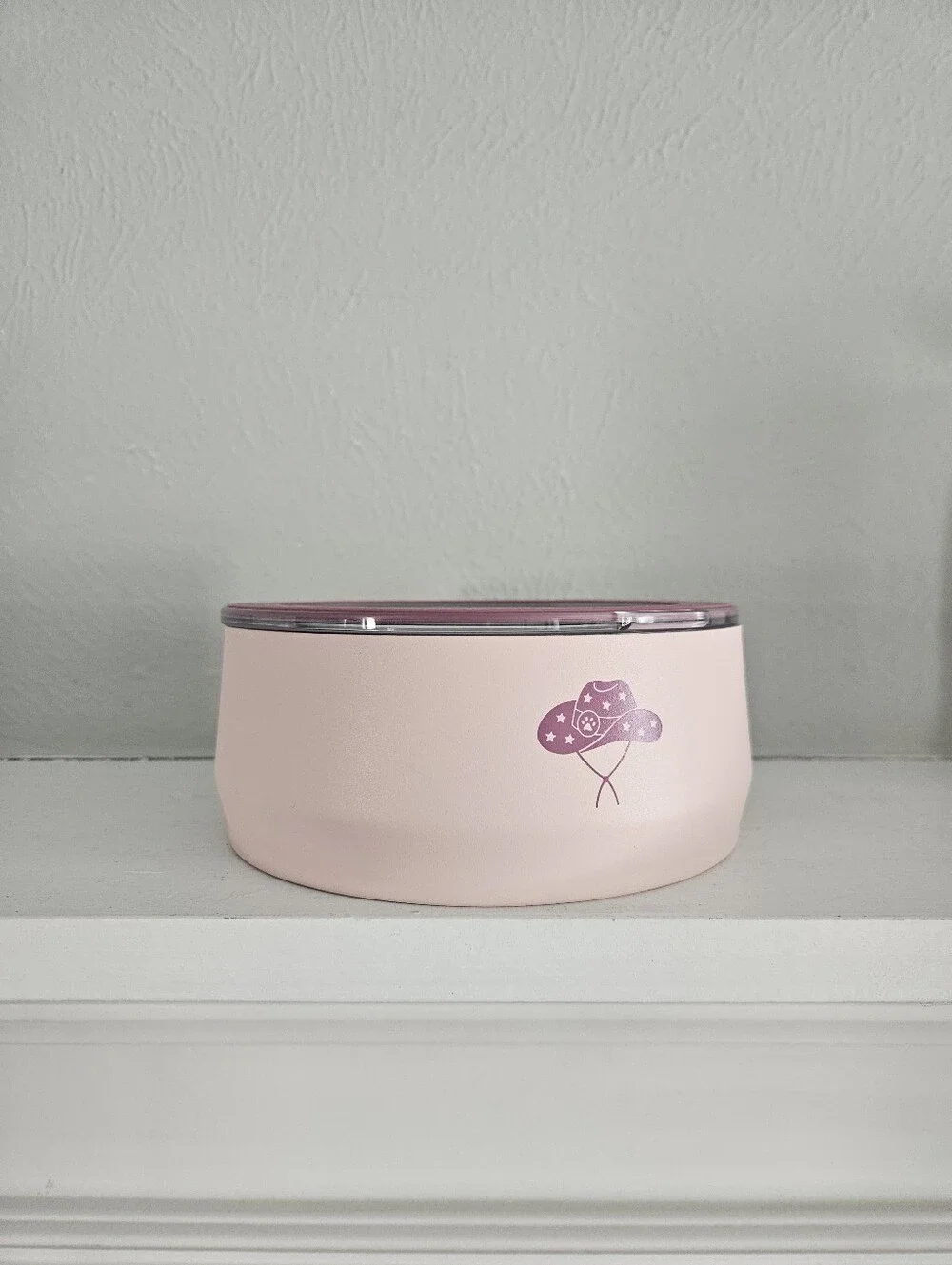 NWT Target Exclusive Stanley 24 Ounce Pet Bowl With Lid- Western Pink